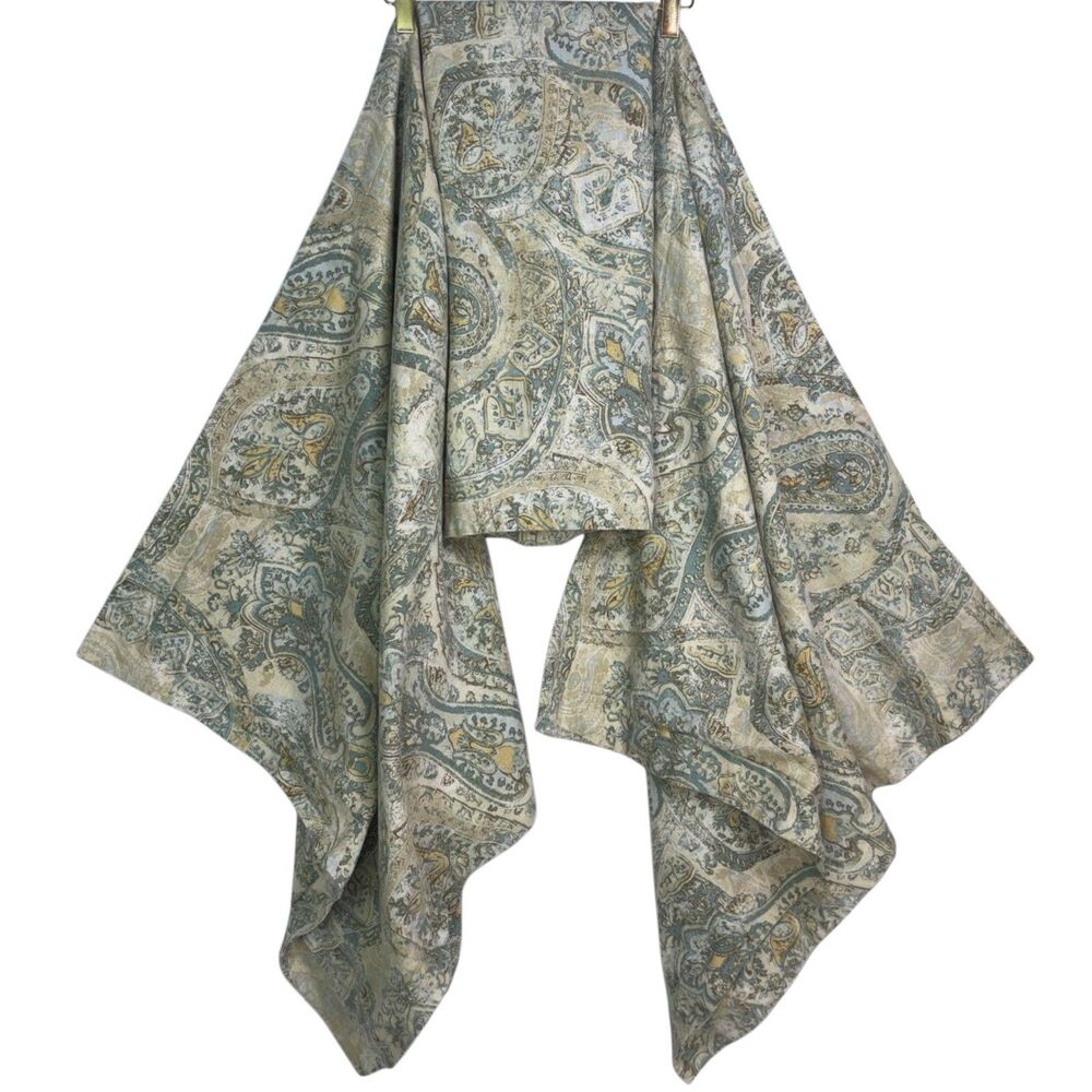 Pottery Barn Shams Paisley Fresco Set of 3: Two Euro & 1 Standard Linen / Cotton